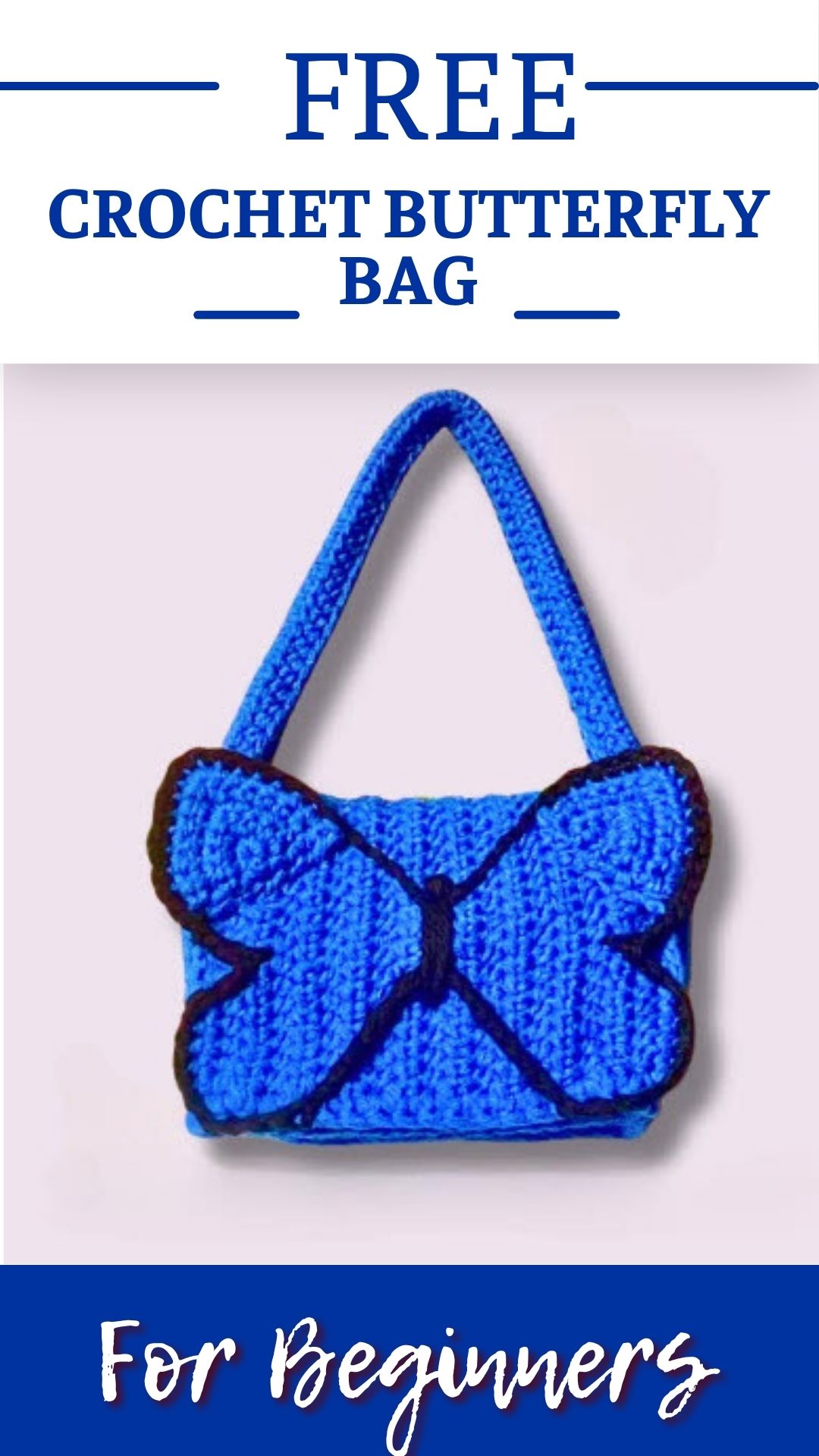 Crochet Butterfly Shoulder Bag Pattern with Elegant Wings