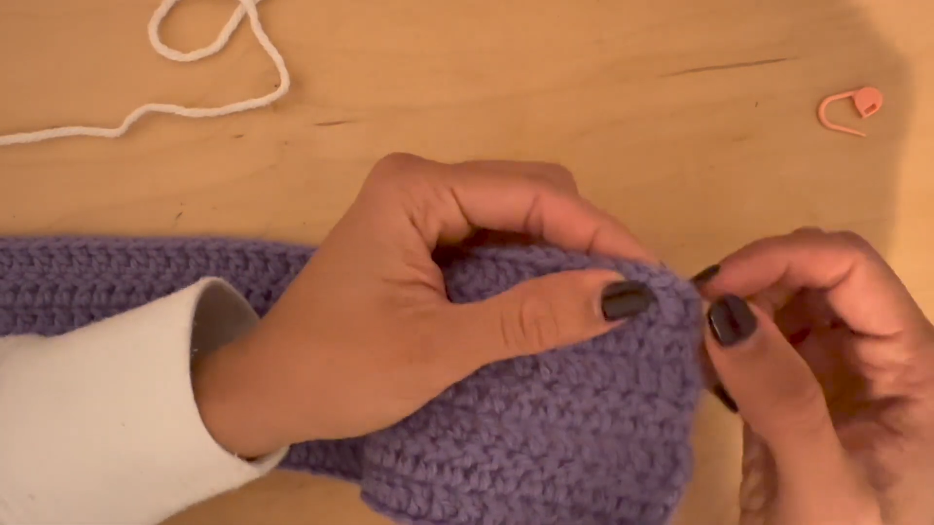 Crochet Colorblock Sweater Pattern with Modern Contrast