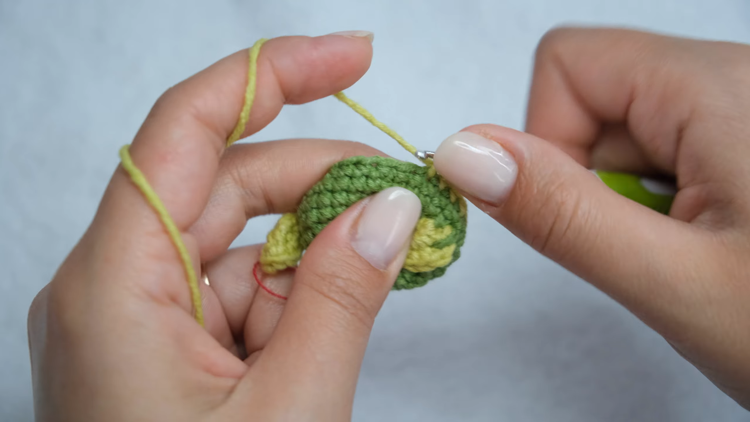 Crochet Owl Keychain Amigurumi Pattern with Tiny Wings